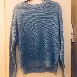 Royal blue Jonathan Saunders textured sweater
